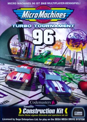 Micro Machines Turbo Tournament 96 (Europe) (J-Cart) box cover front